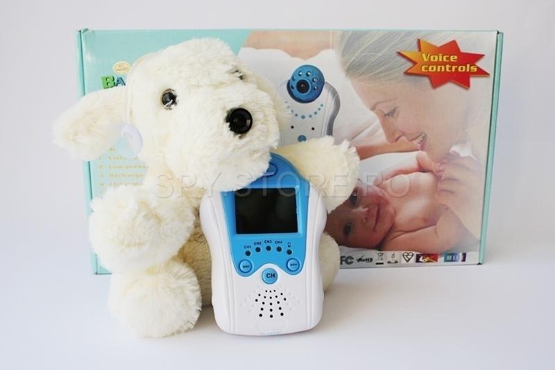 Wireless Audio Camera Baby Monitor ascunsa in jucarie 