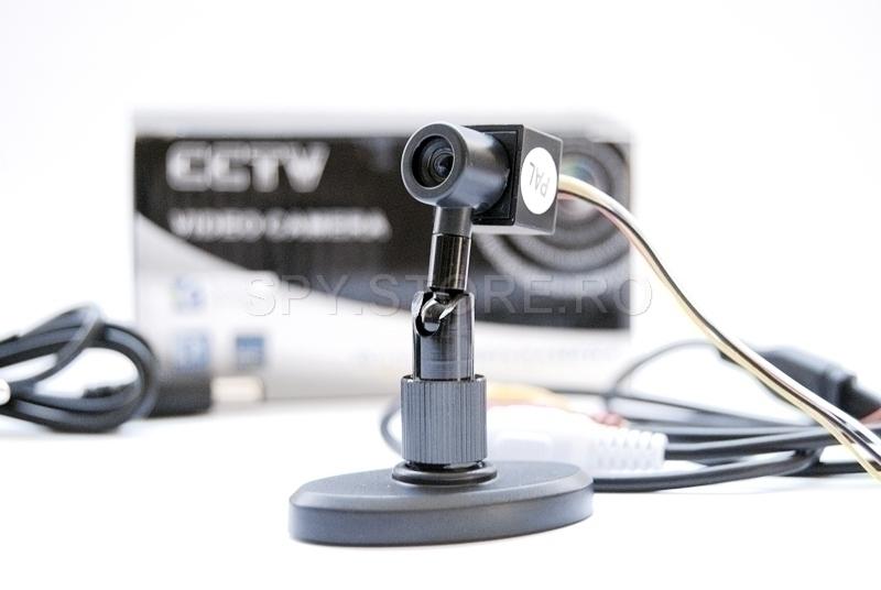 Camera mini CCTV cu suport 